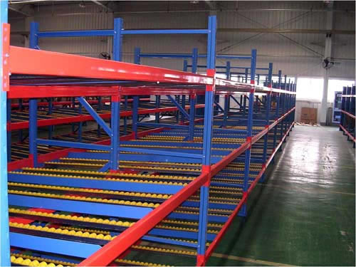 安裝（zhuāng）流利式貨架案例